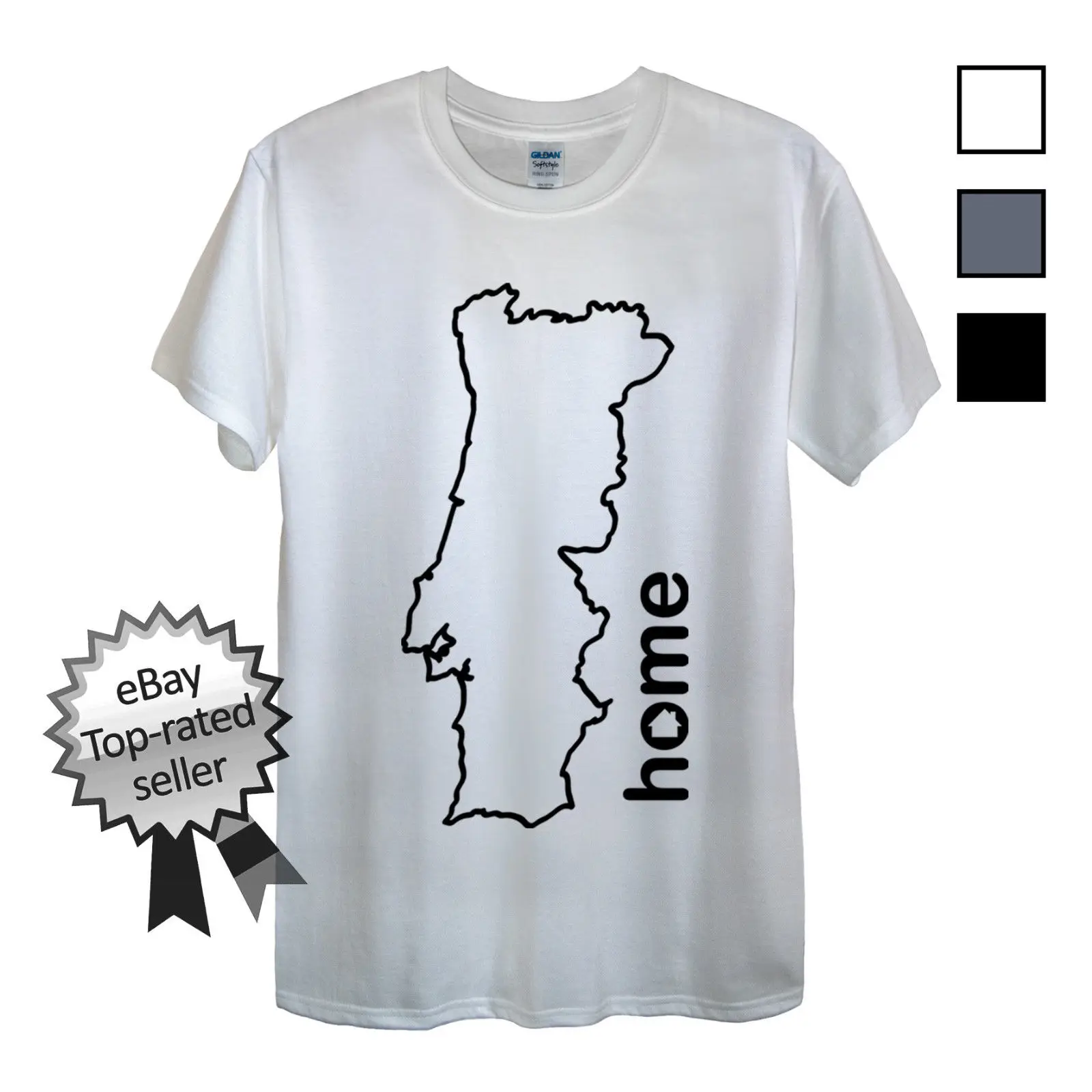 Новые модные футболки, новые футболки, новые топы с круглым вырезом, Португалия, Домашняя футболка, найдите свою страну, футболки 80-х