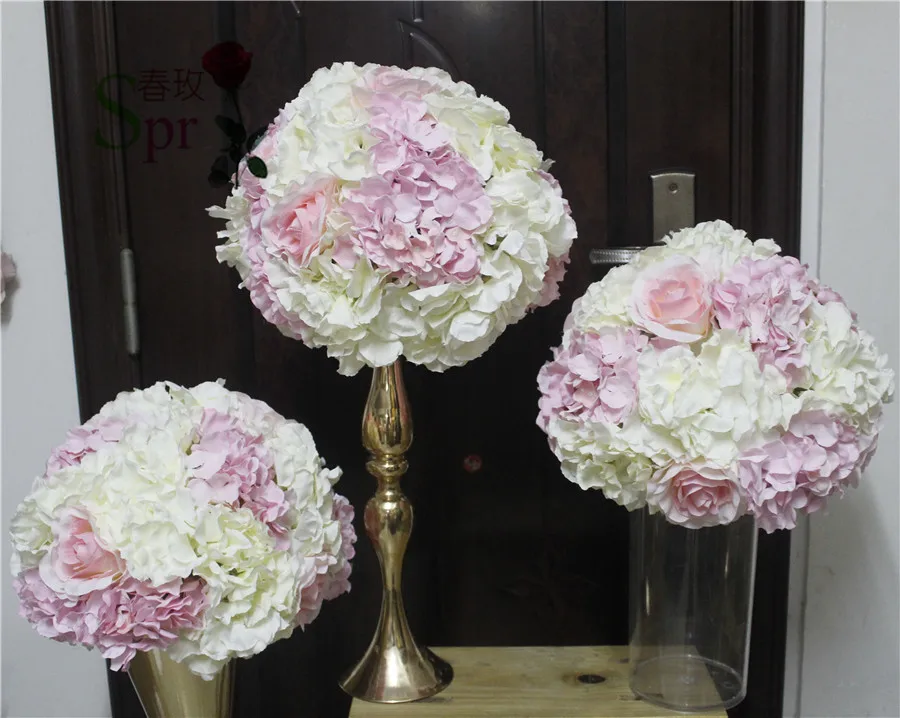 

SPR NEW!!Free shipping!10pcs/lot wedding road lead lavender artificial flowers wedding table flowers,table centerpiece-ivory