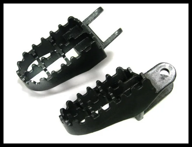 STEEL FOOT PEGS FOOTPEGS For Honda CR80 XR250 XR350R XR400 XR600R XR650R XR650L Kawasaki 1997-2007 KLX300R 300R 1993-1995 KLX650