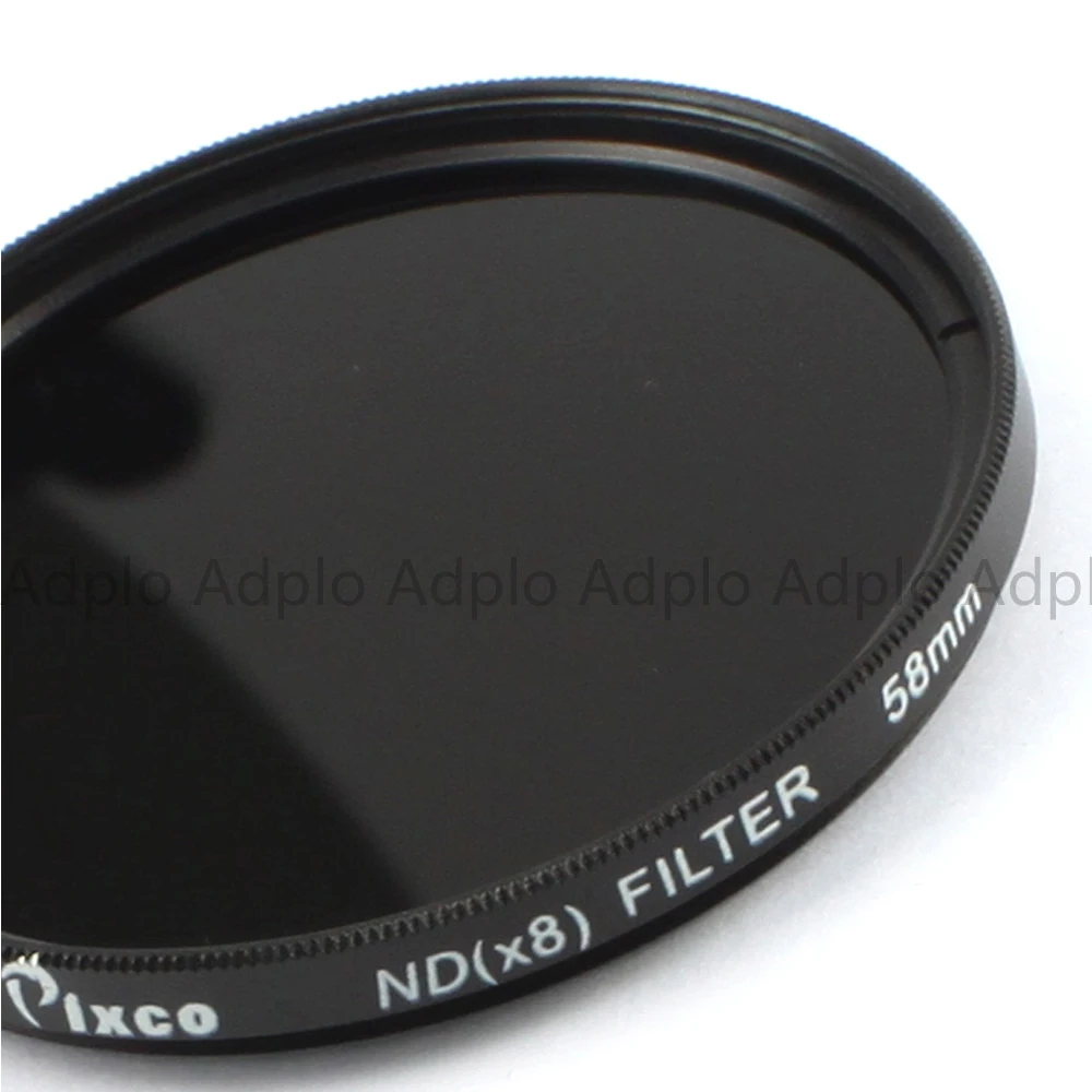 Pixco 58mm 58 Neutral Density ND8 Filter Suit For C anon Nik on Camera