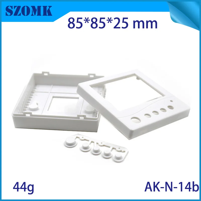 10Pieces 85*85*25mm szomk diy plastic electronic project enclosure instrument housing case enclosure for pcb design switch box