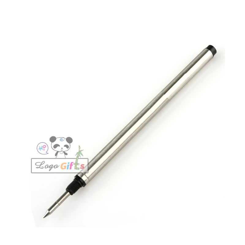 

6CS/LOT Metal cross pen refill black refill writes smoother metal ball pen refill ballpoint pen refills can mix with colors