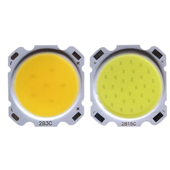 10 peças por lote 3w 5w 7w 10w 12w 15w contas de luz led cob de alta potência contas de lâmpada led chip spot light downlight lâmpadas de diodo