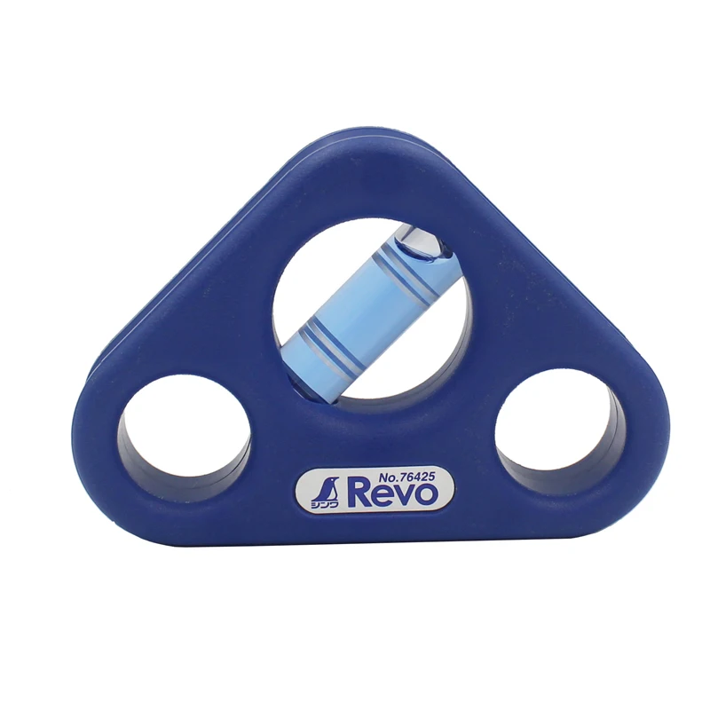 SHINWA Revo Triangolo portatile a tubo singolo livello a bolla tascabile Righello di livello 76424 76425