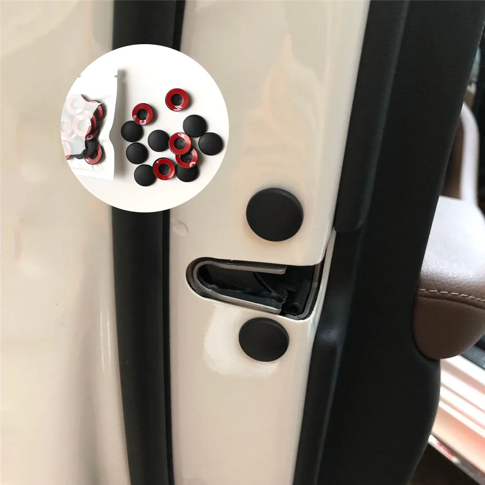 12pcs Car Door Lock Screw Cover For Toyota SIENTA Vellfire Verso PROACE Hilux Tacoma Tundra 4Runner FT-EV FT-HT FT-AC AYGO