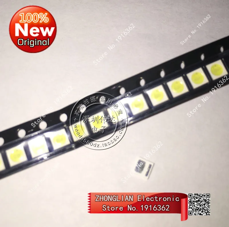 

100PCS/lot LED LCD TV backlight lamp 1W 3V 3030 lamp cold cold white white Yiguang imported