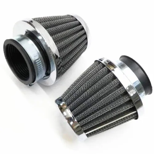 4 x 52mm Spike Air Filter Motorcycle Intake Cleaner For ATV Dirt Pit Bike Crusier Chopper Motorcycle