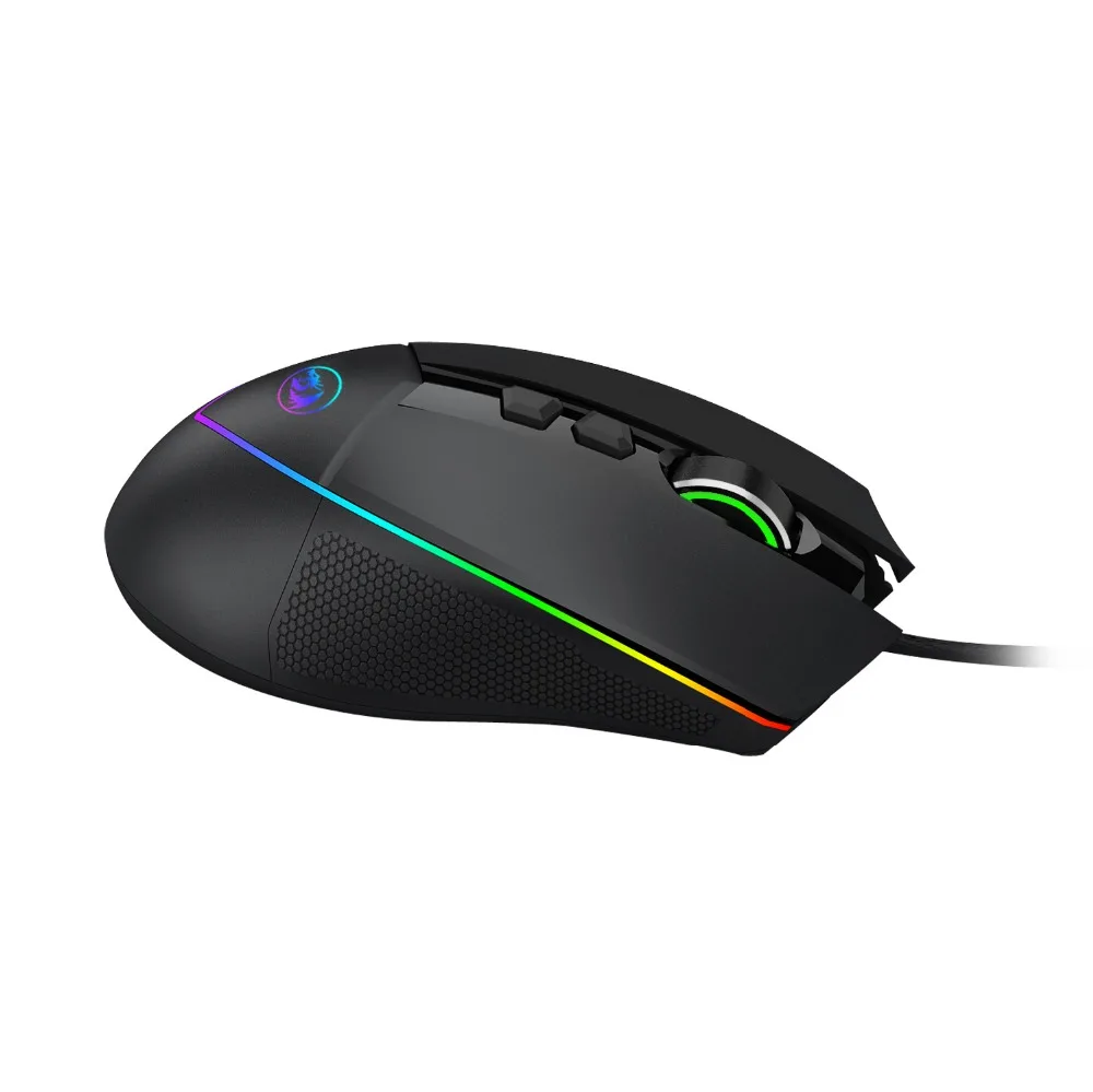 Gaming Mouse 12400 DPI 16.8Million RBG Backlit 8 buttons ergonomic design for programmable Mice gamer LOL MMO Redragon M909