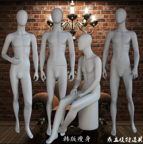 

New Style Fashionable Men Gloss White Mannequin Fiberglass Male Full Body Mannequin With Head Factory Direct Sell