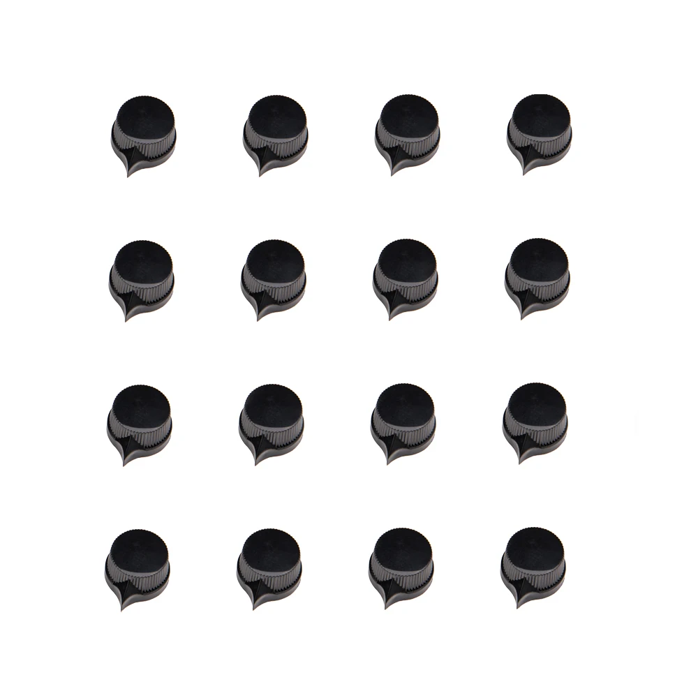 

50x Guitar Pedal Pointer Knob Potentiometer Control Knob Black for Klon Guitar Effect Pedal Parts