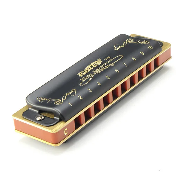 Easttop 10 Holes Diatonic Harmonica Blues Mouth Ogan Key of C Musical Instrumentos Musicales Armonicas C Key