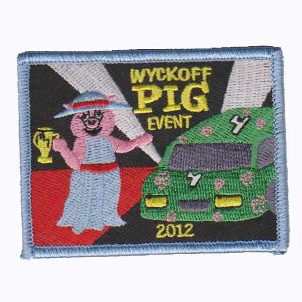 Embroidery Pig Patch Fashion Label Tags Factory Direct Sales OEM Services and Competitive Price Accept Custom MOQ 100pcs