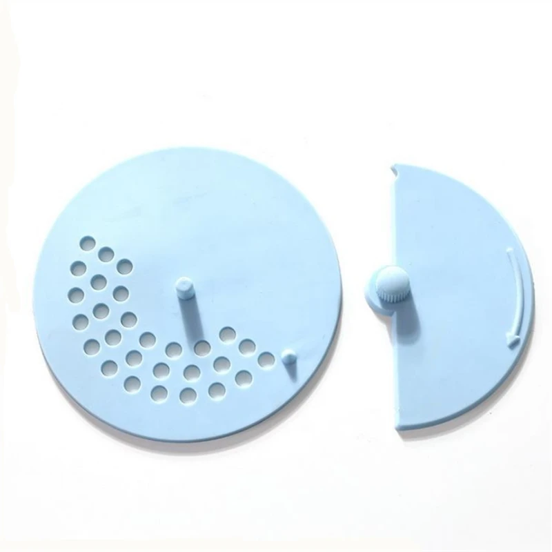 10 Pcs Baru Kreatif Silikon Dapur Wastafel Saringan Filter Bentuk Bulat Rotasi Desain Sewer Drain Cover Stopper