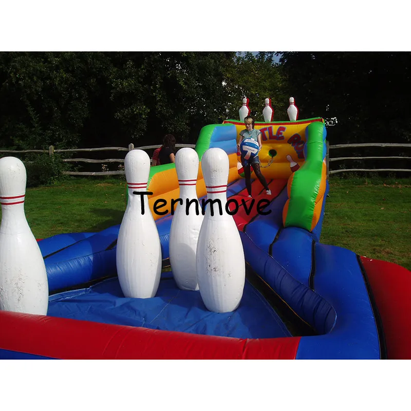 2m/6.8feet Inflatable Human Blowing Ball, Giant Inflatable Bowling Ball Game,Human Zorb Bowling Game with factory price