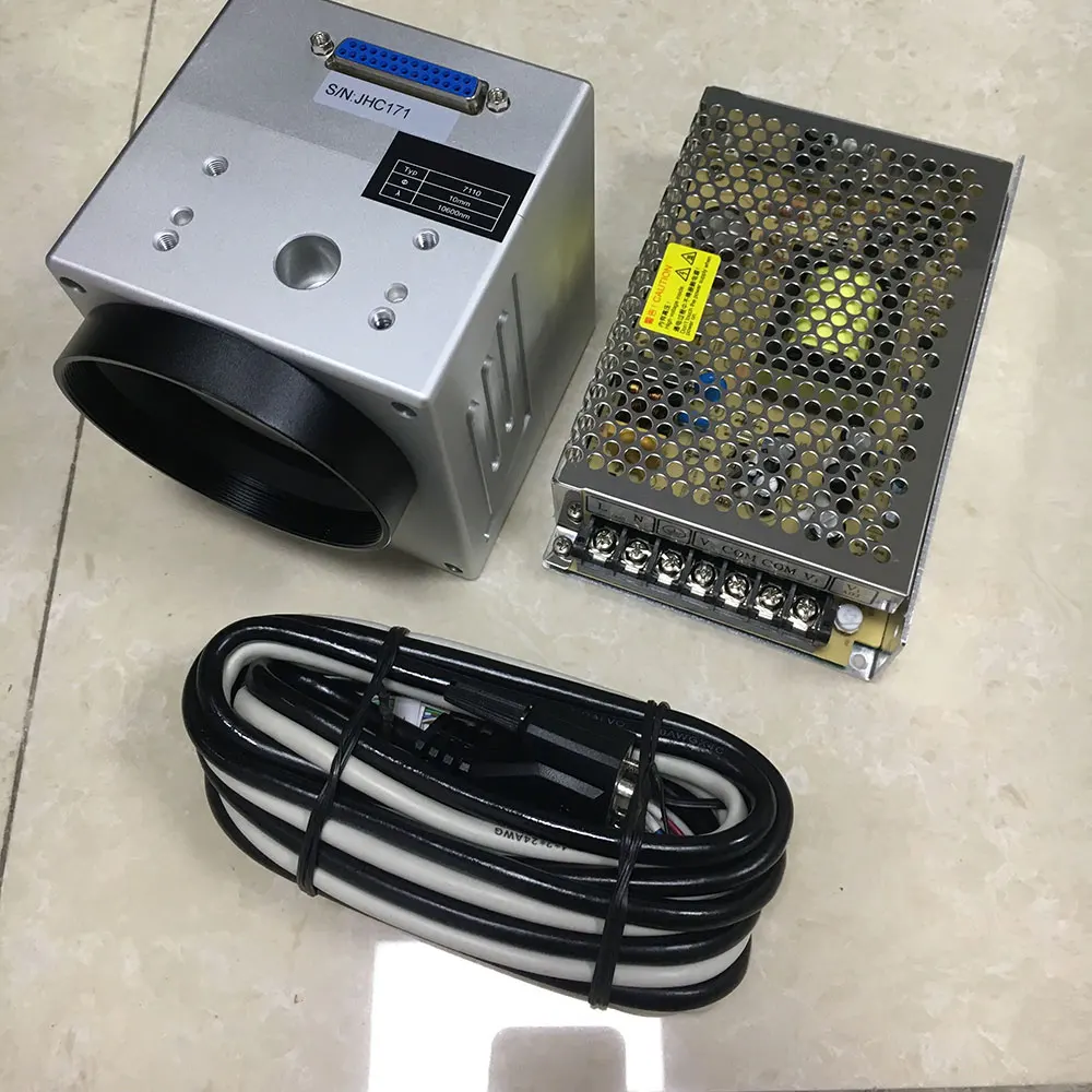 1064nm Fiber Laser Scanning Galvo Scanner Head Digital galvanometers Input Aperture 10mm Galvanometer Scanner with Power Supply