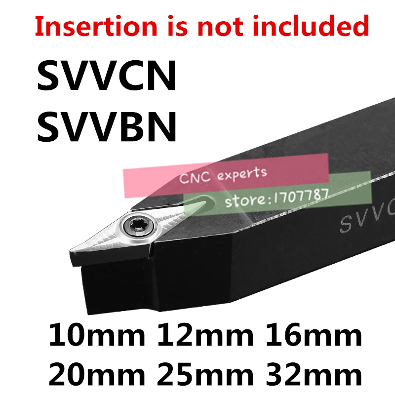 1PCS SVVBN SVVCN 1010H11 1212H11 1616H11 1616H16 2020K11 2020K16 2525M11 2525M16 3232P16 SVVCN2020K16 CNC External Turning tools