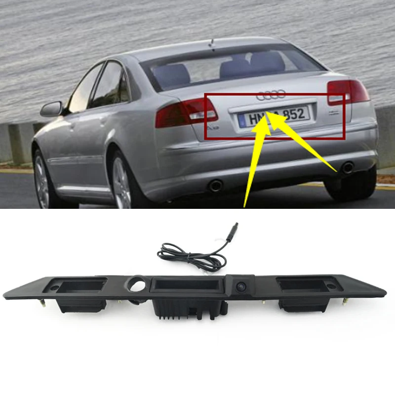 Reversing Camera For Audi A6L A4 A3 A8 2011 CCD Night/Original Style Factory/Instead of Original Factory Trunk Camera handle