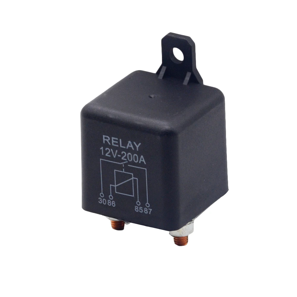 New Car Truck Motor Automotive high current relay 12V/24V 200A 2.4W Continuous type Automotive relay car relays