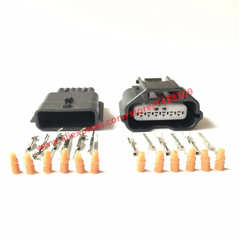 

10 Sets 7283-8850-30 7282-8850-30 Female Male 6 Pin Auto Sensor Connector Air Flow Meter Connector For 350Z R35 GT-R V35