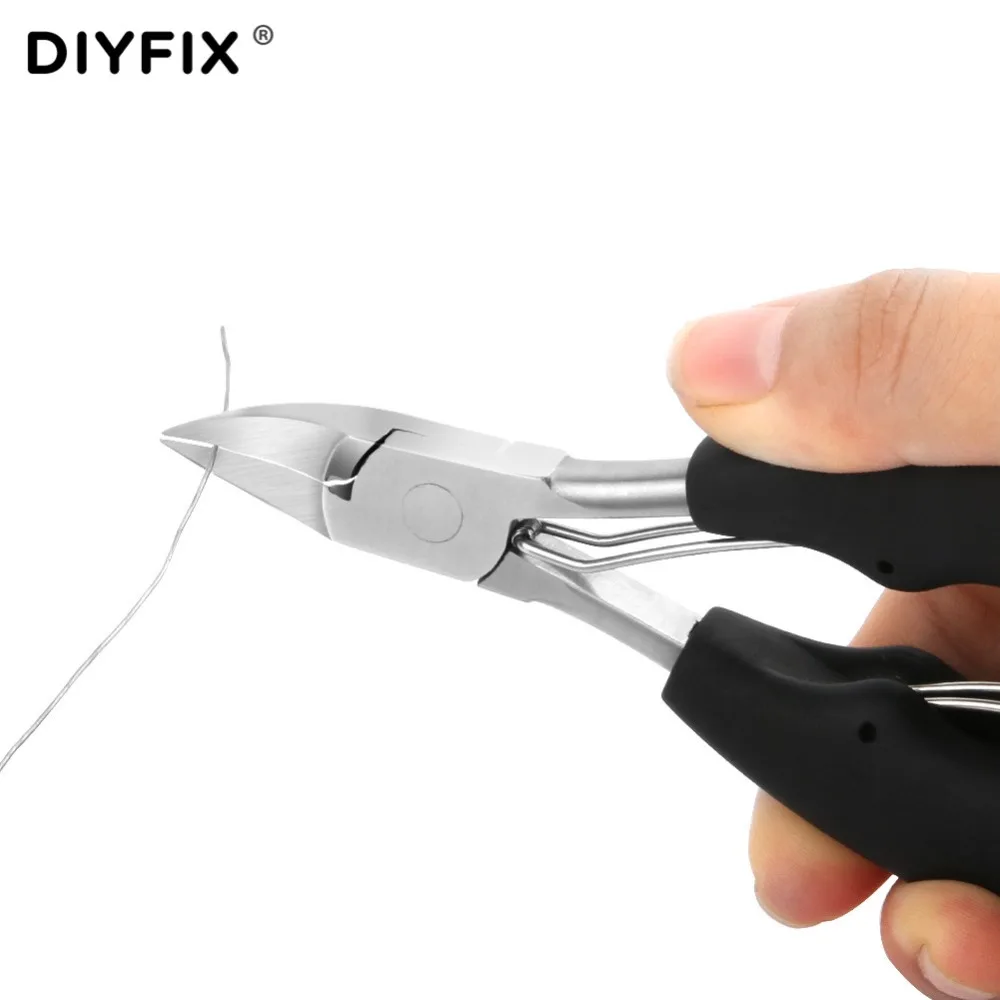 DIYFIX Mini Electronic Work Diagonal Pliers Wire Cutter Cutter Multifunction Garden Cutting Electrical Repair Hand Tool