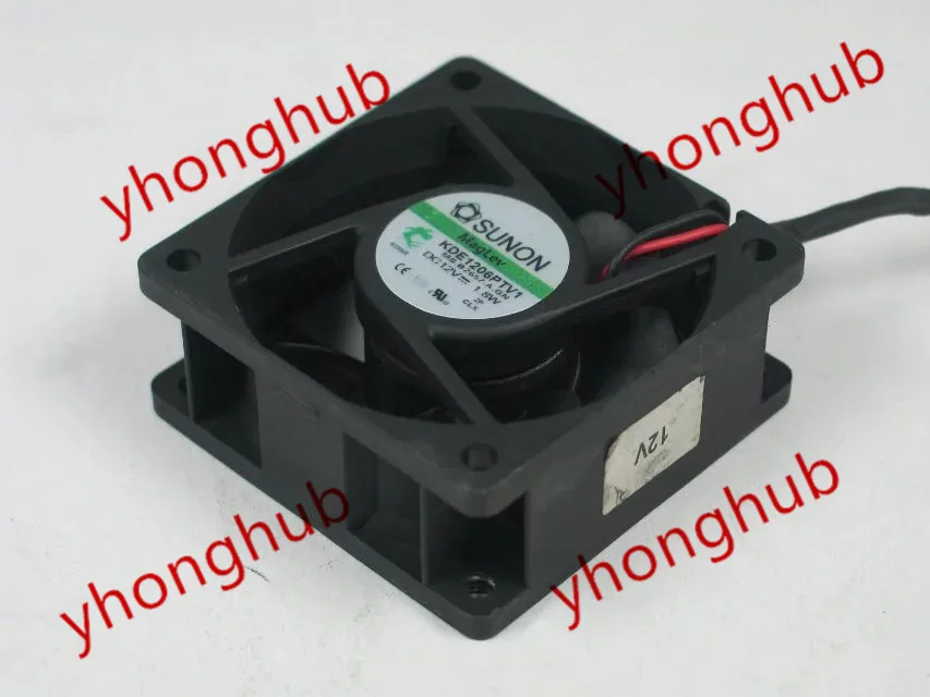 

SUNON KDE1206PTV1 MS.B2657.A.GN DC 12V 1.8W 60x60x25mm Server Cooling Fan