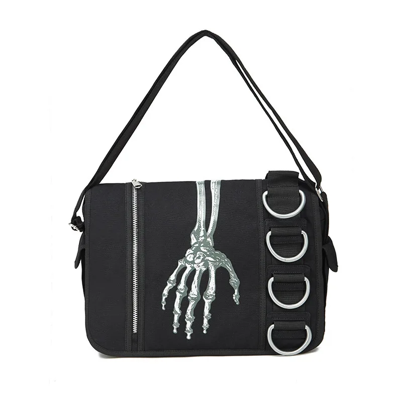 jierotyx-unisex-skeleton-hand-walking-dead-gothic-bags-women-waterproof-shoulder-crossbody-messenger-bag-women-for-travel