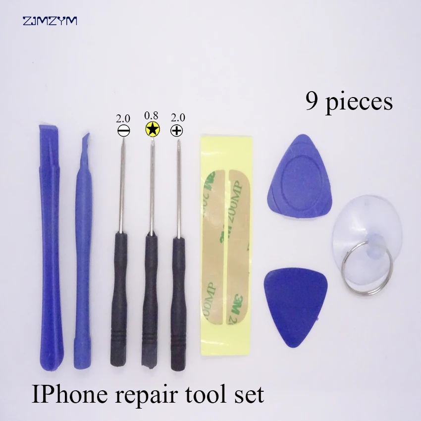 携帯電話修理ツールキット,9 in 1修理キット,ドライバー付き,2.0mm,0.8mm,新品