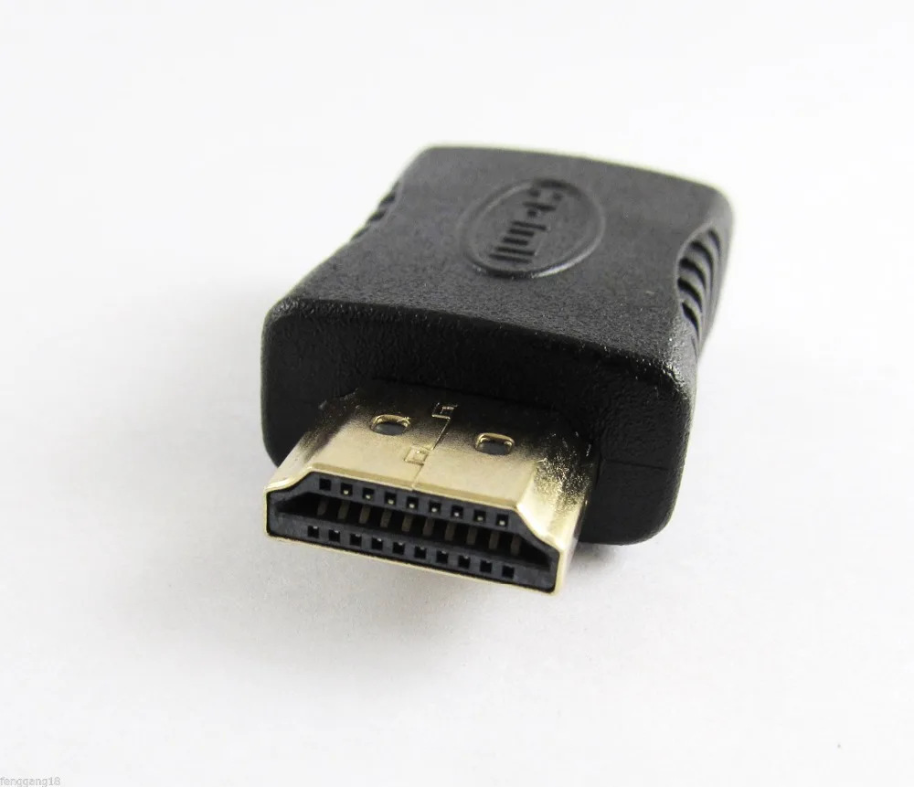 

10pcs Gold HDMI-compatible Type A Male Plug To HDMI-compatible A Female M/F Extender HDTV Adapter Connector 1080P