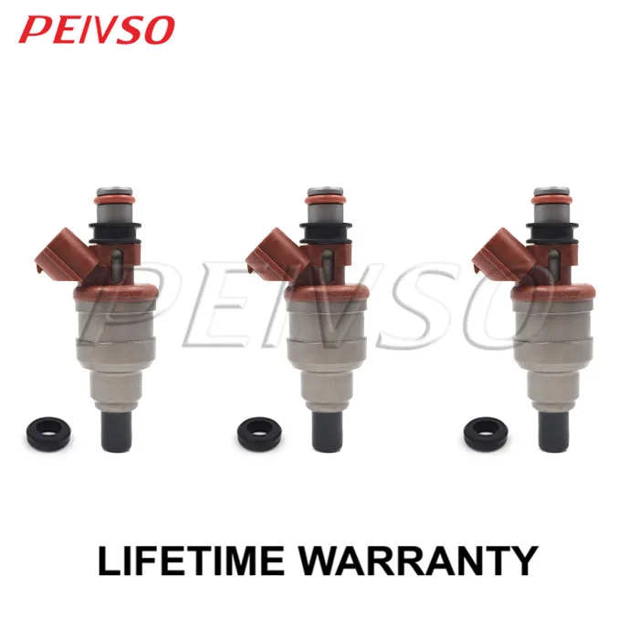 

PEIVSO 3pcs 195500-2120 B61K-13-250 Fuel Injector For Daihatsu CHARADE 1.0L L3 1989~1992 1955002120