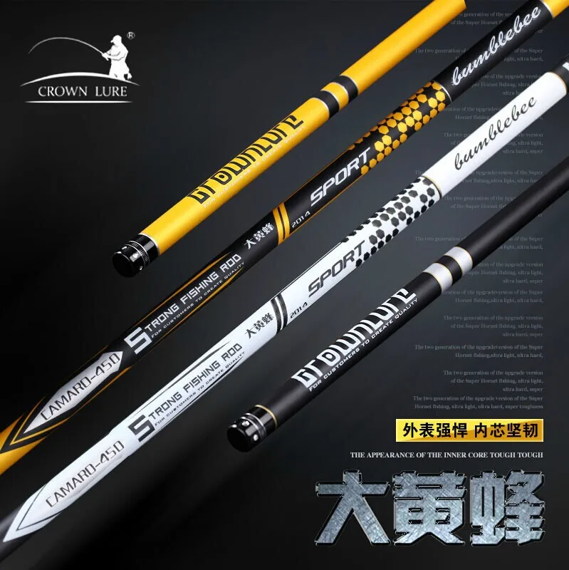 Bumblebee fishing rod carbon 2.7/3.6/3.9/4.5/5.4/6.3 meters hard ultra-light taiwan fishing rod fishing tackle