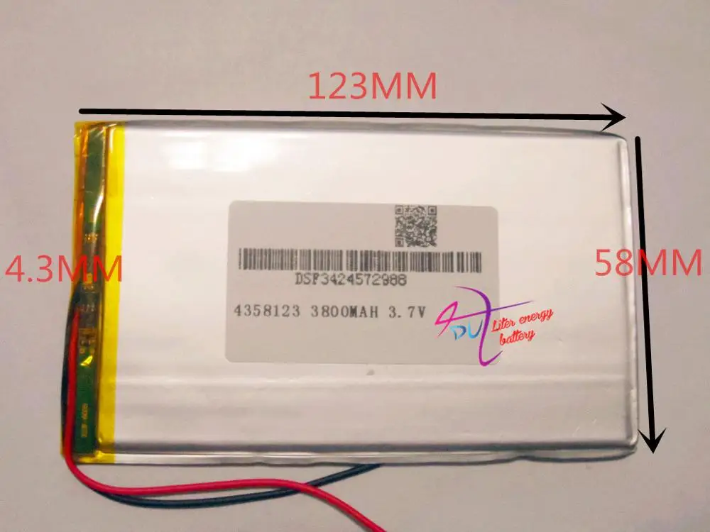 best battery brand [L096] 3.7V,3800mAH [4358123] PLIB (polymer lithium ion battery) Li-ion battery for tablet pc,power ba