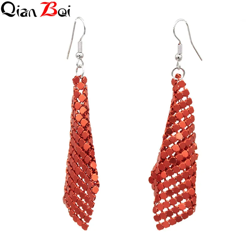 QianBei Long Dangle Earrings For Women Tassel Bohemia Earrings Fashion Bijouterie Hot Sale Fashion Jewelry