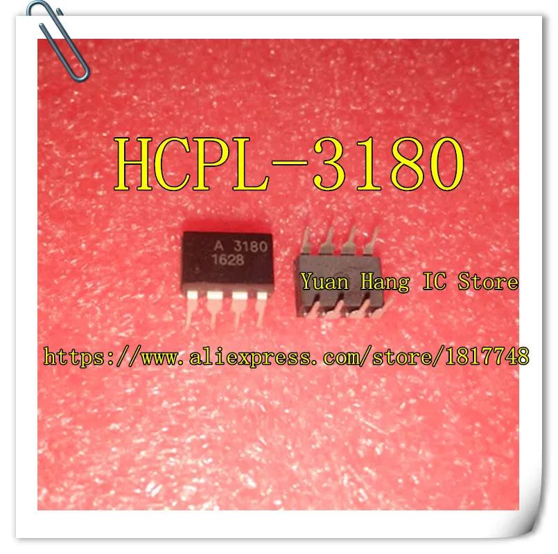 

Free Shipping 10pcs/lot HCPL-3180 HCPL3180 MARKING A3180 3180 DIP8 IN STOCK AVAGO IC