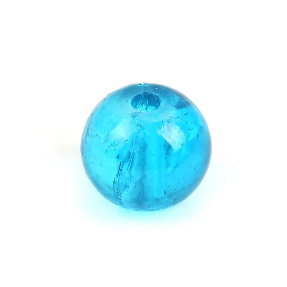 DoreenBeads 200 PCs randomly Mixed Crackle Glass Round Beads 6mm Dia. Findings (B04930). mixed at random (B04930), yiwu