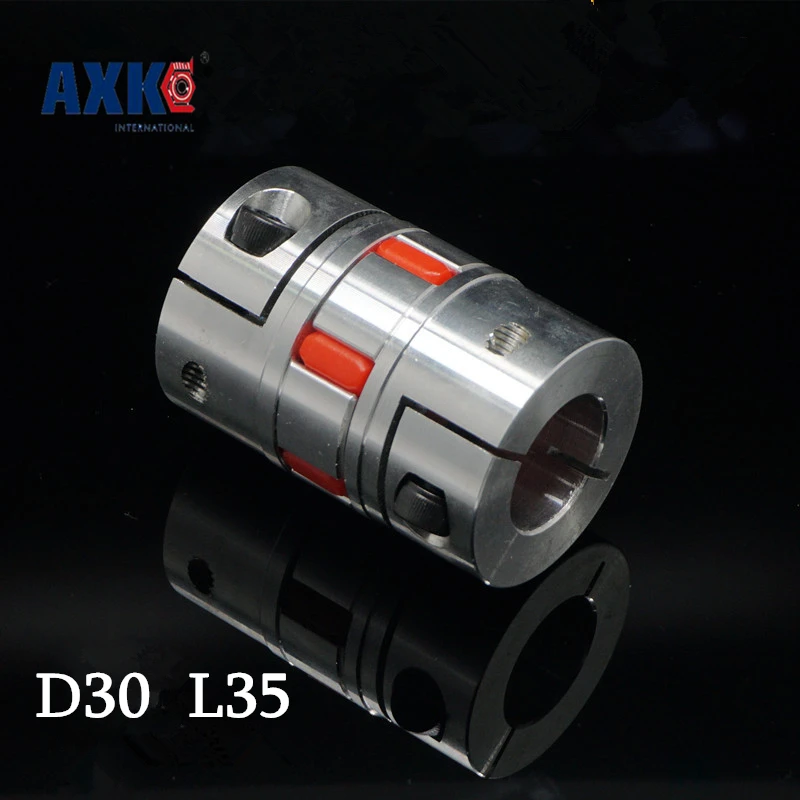 

2023 3pcs Connector Jaw Shaft Clamp Coupler Flexible Spider Plum Coupling D30 L35 5/6/6.35/7/8/9/9.525/10/11/12/12.7/14/15/16mm