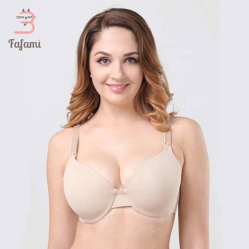 Maternity Nursing Bra 34C-44H Plus Size Full Coverage Back Smoothing Clip Down Pregnancy Breastfeeding Bra Maternity Clothes image 4