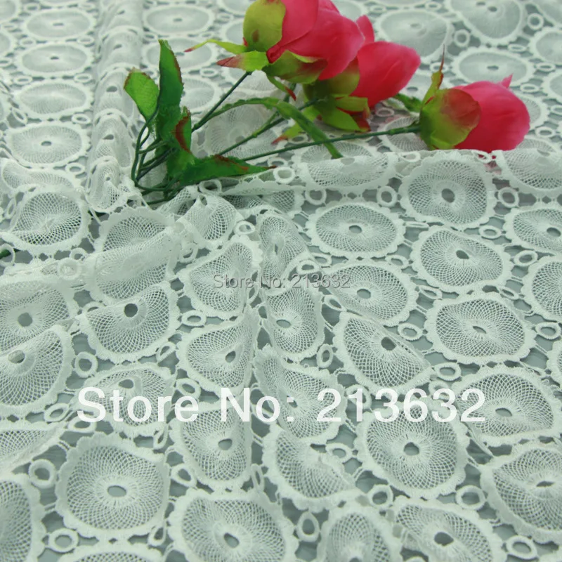 POs53-36 textile polyester light water soluble embroidery cotton fabric wholesale spot soluble embroidery curtain cloth computer