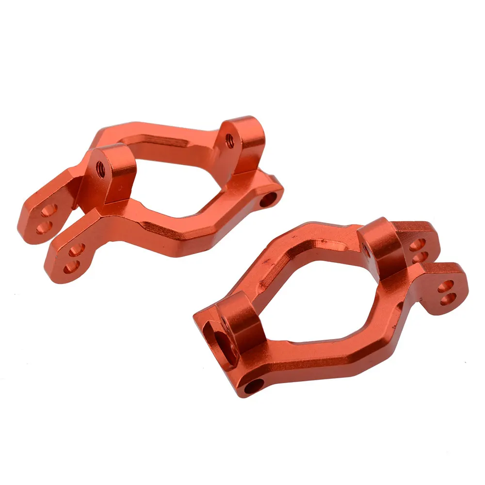 2 Pcs HongNor HNR H9801 RC Monster Truck Aluminum Alloy Steering Hub C Carrier Base C Upgrade Parts P980005 (H98018)