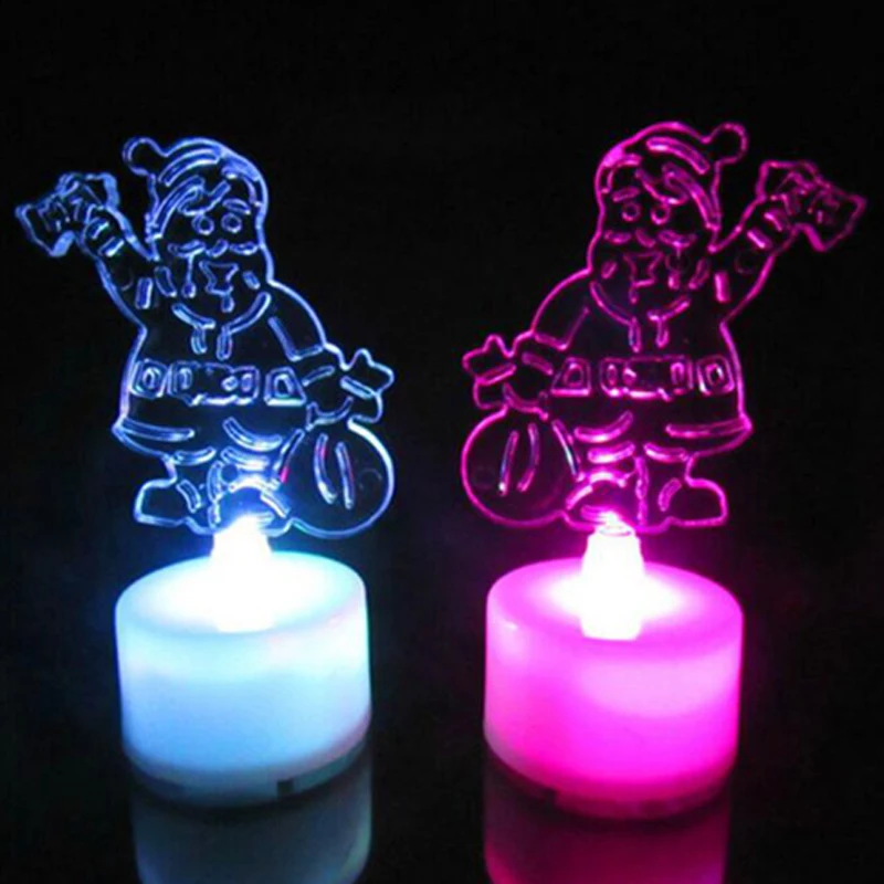 

Glow Party Supplies Christmas Decorations For Home Colorful LED Nightlight Decoration Light Lamp Mini Christmas Tree led Toys