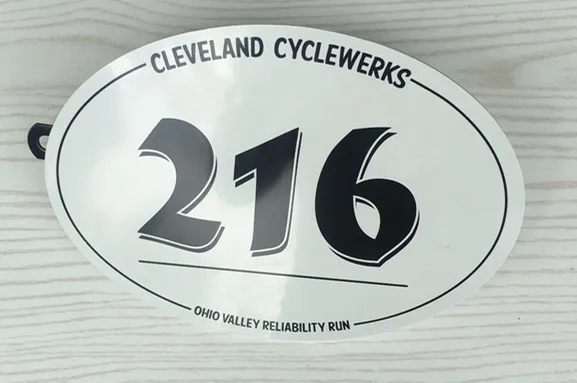 MOTO4U 2PCS Table NUMBER PLATE For MOTO CAFE RACER tracker scrambler