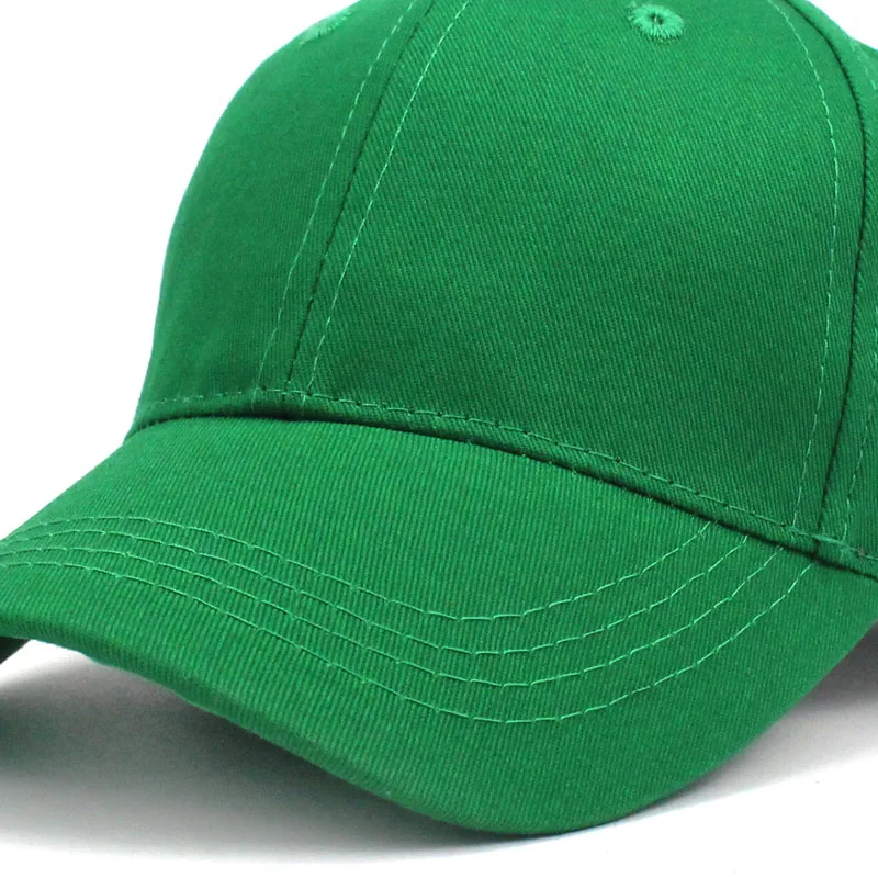 Gorra de béisbol con cierre trasero para niño y niña, gorro de Color liso, Color verde, estilo Hip Hop, para primavera y verano, 1 a 7 años, novedad