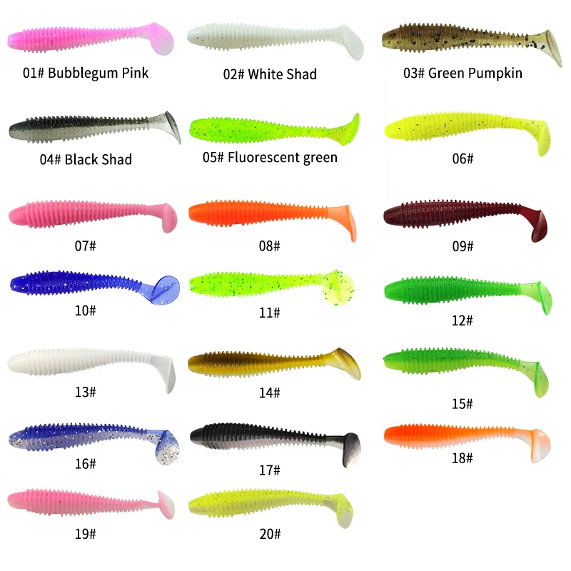 

12Pcs/lot 10Pcs/lot Wobbler Jigging 6.3cm 2.3g 7.3cm 3.6g Fishing Lure Soft Worm Shrimp Jerkbait Fish Ocean Rock lure bass soft