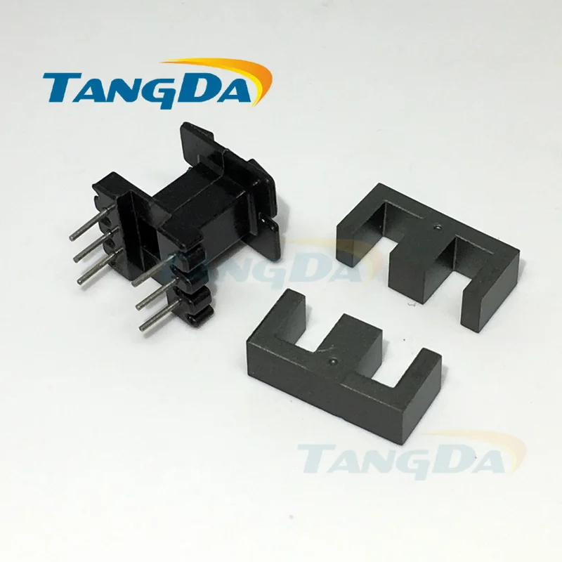 Tangda EE16 core EE Bobbin magnetic core + skeleton soft magnetism ferrites magnetic core 3+3pin SMPS RF Transformers A.