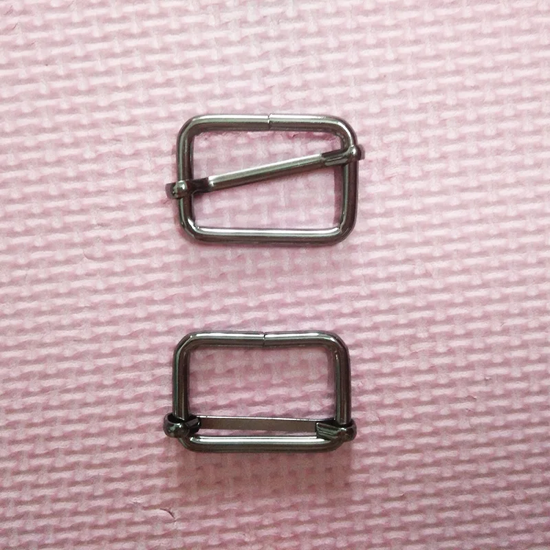 32mm gunmetal adjuster  rectangle slider buckles for bag