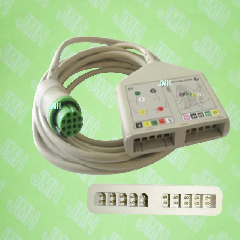 

Compatible with 12 pin Datex-Ohmeda S/5 ECG Machine the multi-link 10-lead trunk cable,AHA or IEC.