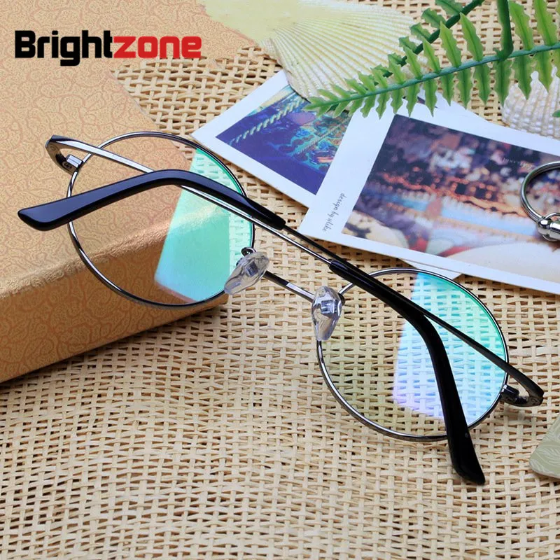 Brightzone Pure Titanium Restore Ancient Ways Glasses Frame Man Optics Myopia Circle Glasses Frame Ma'am Spectacles Frame E 8018