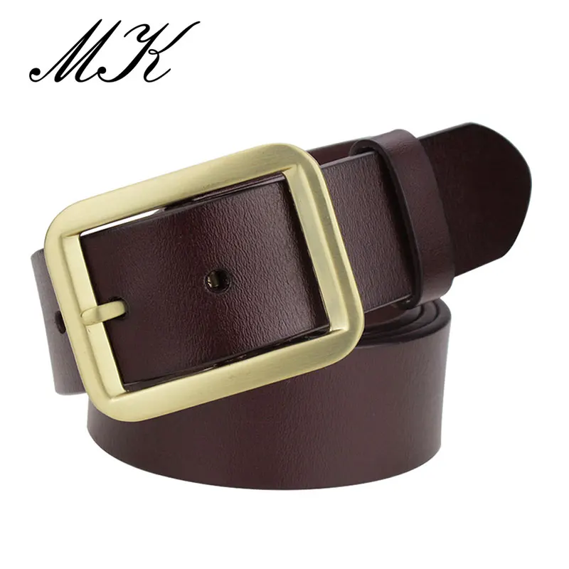 Maikun Leather Belts for Men Luxury Brand Male Belt for Vintage Fancy Jeans Designer Belts Men High Quality ceinture homme