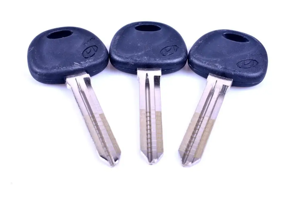 LiShi-llave de línea grabada Original para coche, suministros de herramientas de cerrajero, 5 piezas, 2 en 1, escala HY16, cizalla, dientes en blanco