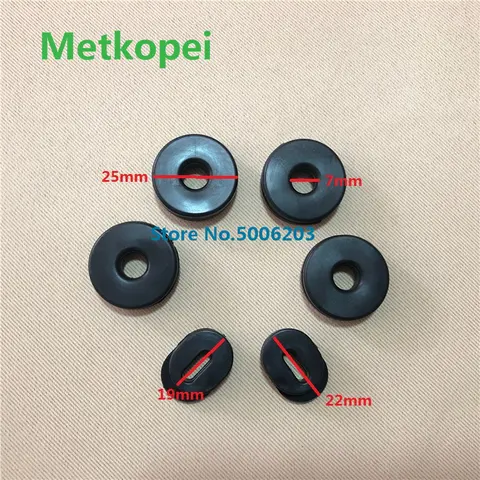 Motorcycle plastic side cover rubber seal motorbike grommet pads for Suzuki GN125 GS125 EN125 GN250 GN400 GS550 GT750 RV90