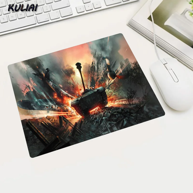 XGZ High Quality Rubber Small Size Mouse Pad War Thunder Game Laptop Player Mousepad Desk Decoration for World or Tanks Dota2